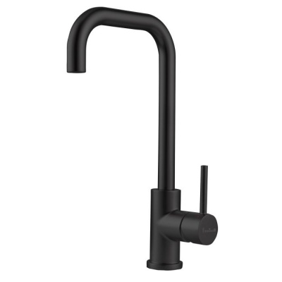 Crystal gun metal kitchen tap